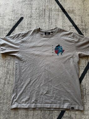 Parra Men's Taupe Graphic Short Sleeve Tee